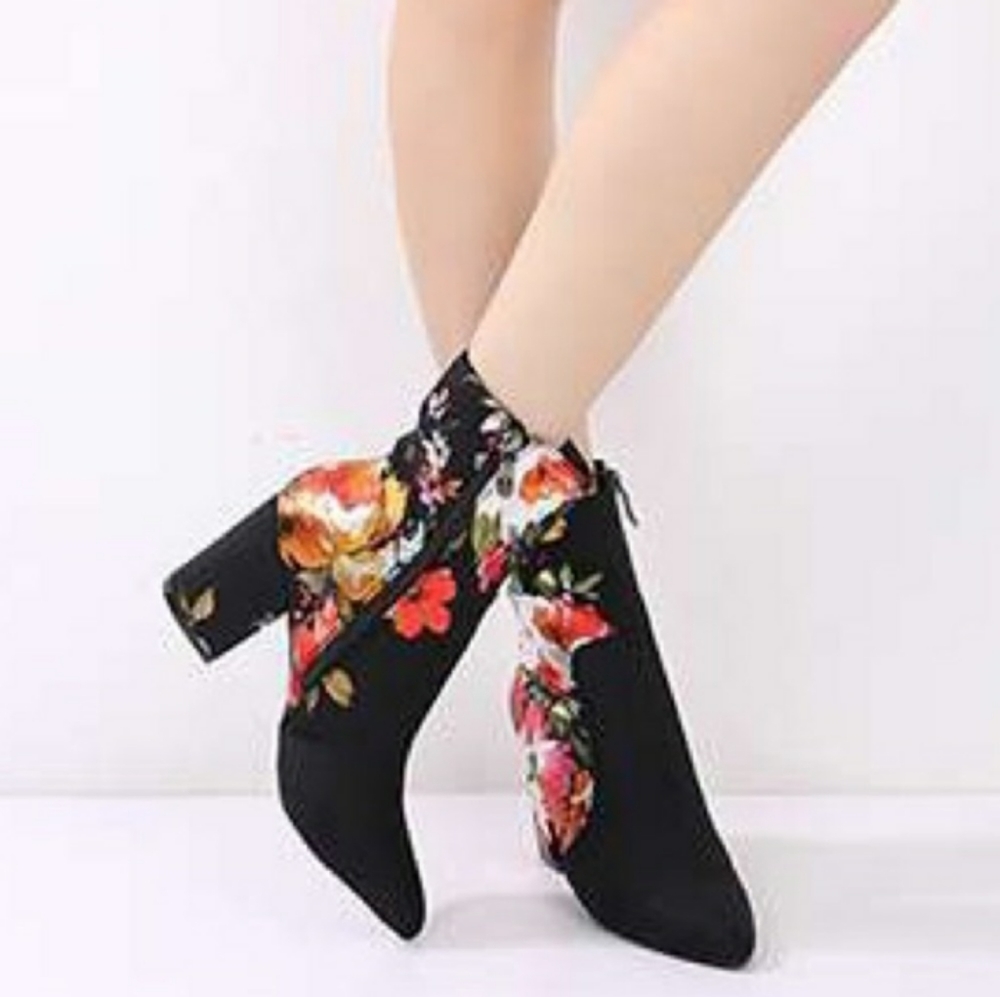 Floral Boots